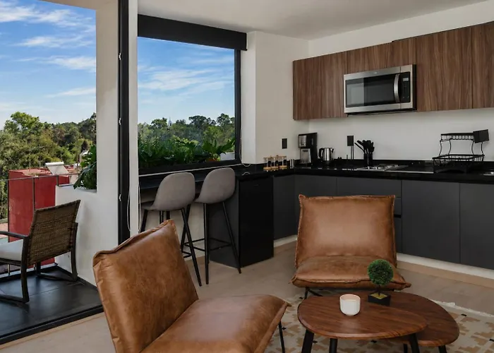 Bc503 Cozy Loft, Great Views, Fast Wifi, Balcony Mexiko-Stadt